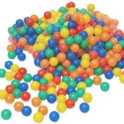 LittleTom 200 Small Plastic Balls Ø 6 Cm In Diameter For Kids Tent Playhouse Ballbath Play For Children Toddlers Babies Multicolored Mixed Colors Yellow Red Blue Green Orange Proven Quality