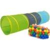 LittleTom Crawling Play Tunnel 180x46cm Pop-up Toy Tent Incl 200 PVC Balls -Children Furniture Store 86641445 1