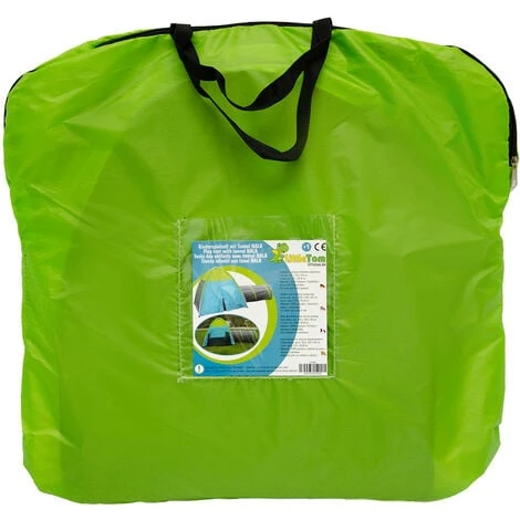 LittleTom Play Tent 100x100x90cm With Pop-up Tunnel Ball Pit Toy For Kids Blue 7 LittleTom Play Tent 100x100x90cm With Pop-up Tunnel Ball Pit Toy For Kids Blue - Image 5