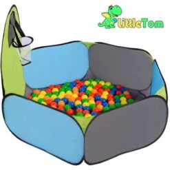 LittleTom Pop-up Ball Pit Tent To Play Basketball 120x100cm Incl 200 Balls 9 LittleTom Pop-up Ball Pit Tent To Play Basketball 120x100cm Incl 200 Balls -Children Furniture Store 86660279 3