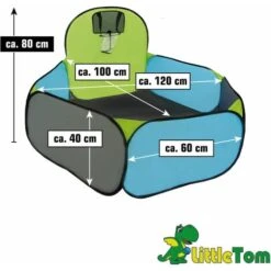 Baby Ball Pit With Basketball Hoop - 300 Ballpit Balls 120x100x80 Baby Ball Pool -Children Furniture Store 86660434 4