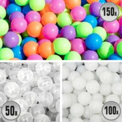 Baby Ball Pit With Basketball Hoop - 300 Ballpit Balls 120x100x80 Baby Ball Pool -Children Furniture Store 86660434 5