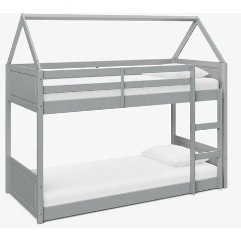 Miller Grey Wooden House Bunk Bed 5 Miller Grey Wooden House Bunk Bed - Image 3