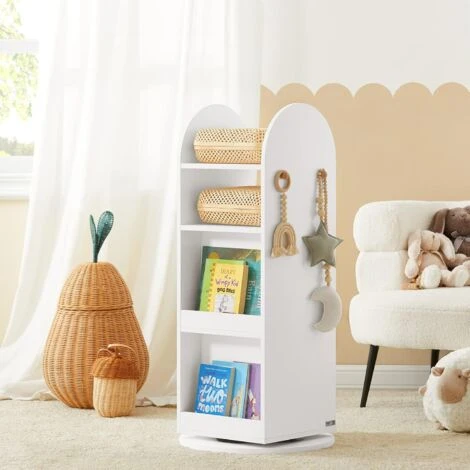 SoBuy 360-degree Rotating Children Kids Bookshelf Bookcase,KMB64-W 5 SoBuy 360-degree Rotating Children Kids Bookshelf Bookcase,KMB64-W - Image 3