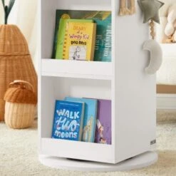 SoBuy 360-degree Rotating Children Kids Bookshelf Bookcase,KMB64-W 11 SoBuy 360-degree Rotating Children Kids Bookshelf Bookcase,KMB64-W -Children Furniture Store 88733566 5