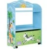 Sunny Safari Toy Organizer With Rolling Storage Box - L62 X W29 X H90 Cm - Blue/Multi Color -Children Furniture Store 88932670 1