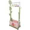 Toy Furniture Magic Garden Dress Up Valet Rack With 4 Hangers - L52 X W28 X H113 Cm - Pink/Green -Children Furniture Store 89261779 1