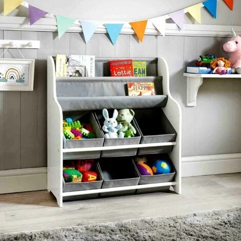 Kids Storage Tub With Bookshelves Perfect Organiser Kid Clothes Books & Toys 3 Kids Storage Tub With Bookshelves Perfect Organiser Kid Clothes Books & Toys