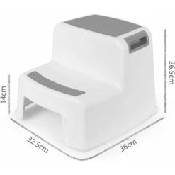 HIASDFLS Marchepied Pour Enfants, Marchepied Pour Enfants, Petit Tabouret En Plastique, Marchepied Antidérapant En Deux Étapes Pour Tout-Petits, Adapté À L'Apprentissage De La Propreté/Salle De Bain/C -Children Furniture Store 89419959 3