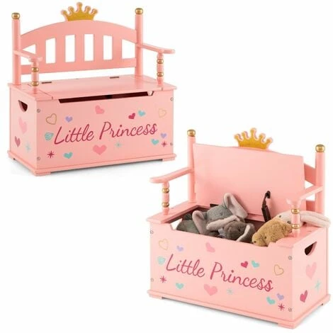 Wooden Toy Box Kids Bench Storage Chest Children'S Bedroom Organizer Cabinet 3 Wooden Toy Box Kids Bench Storage Chest Children'S Bedroom Organizer Cabinet