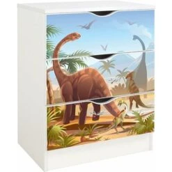 White Chest Of Drawers - ROMA – Jurassic