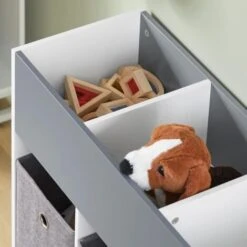 SoBuy Children Toy Storage Bookcase Book Shelf,KMB61-HG -Children Furniture Store 92082750 5