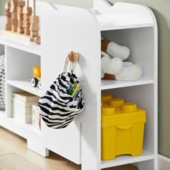 SoBuy Elephant Shape Toy Storage Display Shelf Rack,KMB62-W -Children Furniture Store 92082860 5