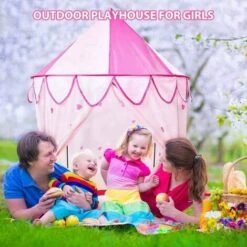 Play Tent, Princess Castle, Children's Play Tent With Storage Bag 11 Play Tent, Princess Castle, Children's Play Tent With Storage Bag -Children Furniture Store 92460511 5