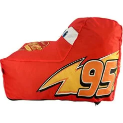Disney Lightning McQueen Cars Shaped Bean Bag Chair For Kids, W80 X D59 X H51.5cm -Children Furniture Store 93899165 3