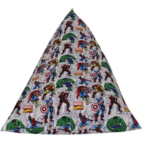 Disney Marvel Bean Bag For Kids, Multicolour, W109 X D70 X H65cm 3 Disney Marvel Bean Bag For Kids, Multicolour, W109 X D70 X H65cm