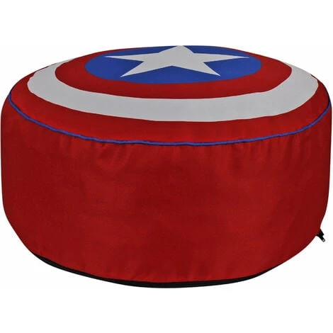 Disney Captain America Round Bean Bag For Kids, W60 X D60 X H30cm 4 Disney Captain America Round Bean Bag For Kids, W60 X D60 X H30cm - Image 2
