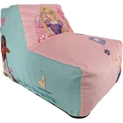Disney Princess Shaped Bean Bag Chair For Kids, W80 X D59 X H51.5cm -Children Furniture Store 93899174 4