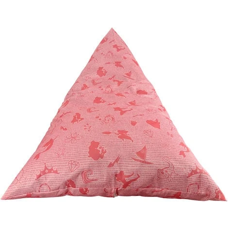 Disney Princess Bean Bag For Kids, Light Pink, W109 X D70 X H65cm 3 Disney Princess Bean Bag For Kids, Light Pink, W109 X D70 X H65cm