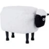 Kids Animal Stool Faux Fur Pouffe With Storage Wooden Legs Playroom White Sheep -Children Furniture Store 93990073 1