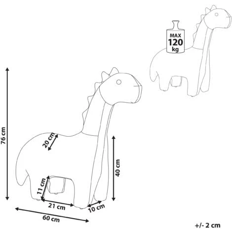 Modern Velvet Stool Solid Wood Legs Animal Footrest Green Brontosaur 5 Modern Velvet Stool Solid Wood Legs Animal Footrest Green Brontosaur - Image 3