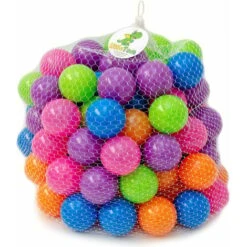 LittleTom 100 Colorful Hollow Plastic Balls Ø 6 Cm To Fill Ball Pits For Baby -Children Furniture Store 94298994 3
