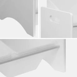 Storage Combination With 12 Boxes For Kids Toy, 84x29.5x60cm - Tobias - White 11 Storage Combination With 12 Boxes For Kids Toy, 84x29.5x60cm - Tobias - White -Children Furniture Store 95446192 5