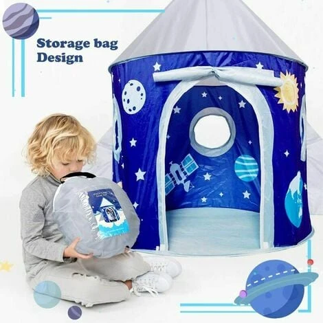 For Toddler Kids - Ideal Gifts For Indoor And OutdoorInteresting Foldable Space/Dinosaur Play Tent2 4 For Toddler Kids - Ideal Gifts For Indoor And OutdoorInteresting Foldable Space/Dinosaur Play Tent2 - Image 2