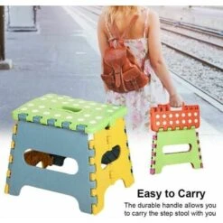 Piece Plastic Folding Stool, Small Folding Step Stool, Folding Stool For Children And Adults, 9 Piece Plastic Folding Stool, Small Folding Step Stool, Folding Stool For Children And Adults, -Children Furniture Store 96188115 3