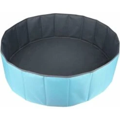 LITZEE Ball Pool Folding Round Pool Ball Pool Blue 1 Meter