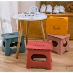 Train Maza Klapphocker Tragbarer Kindergartenstuhl Aus Kunststoff Für Erwachsene Kleine Bank Für Schulspiele (klein, Rot) -Children Furniture Store 97690214 5