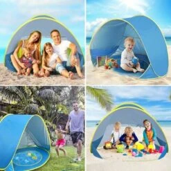 Baby Beach Beach Tent Shade Splash Tente (Bleu Clair) -Children Furniture Store 97700136 3